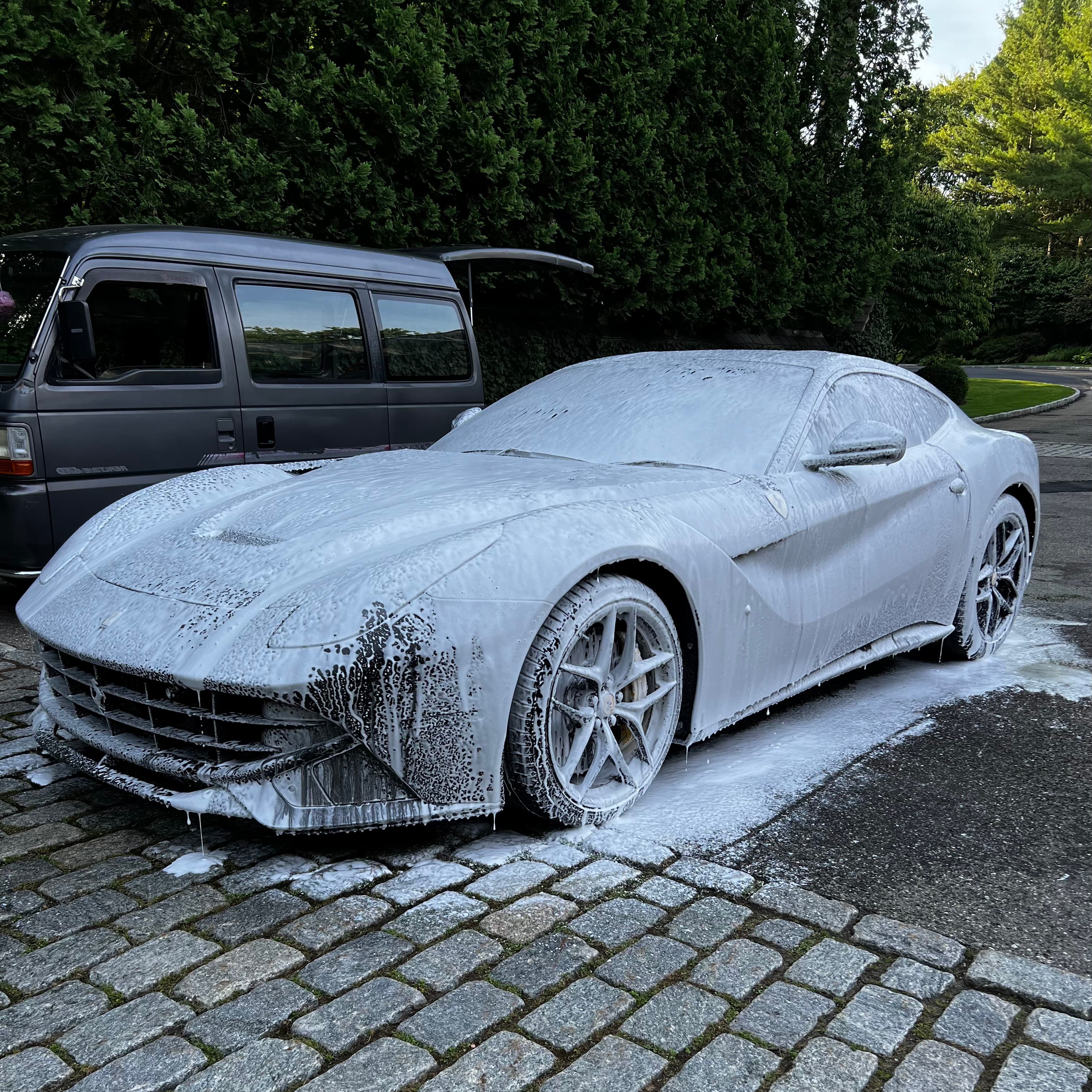 soapy sports car